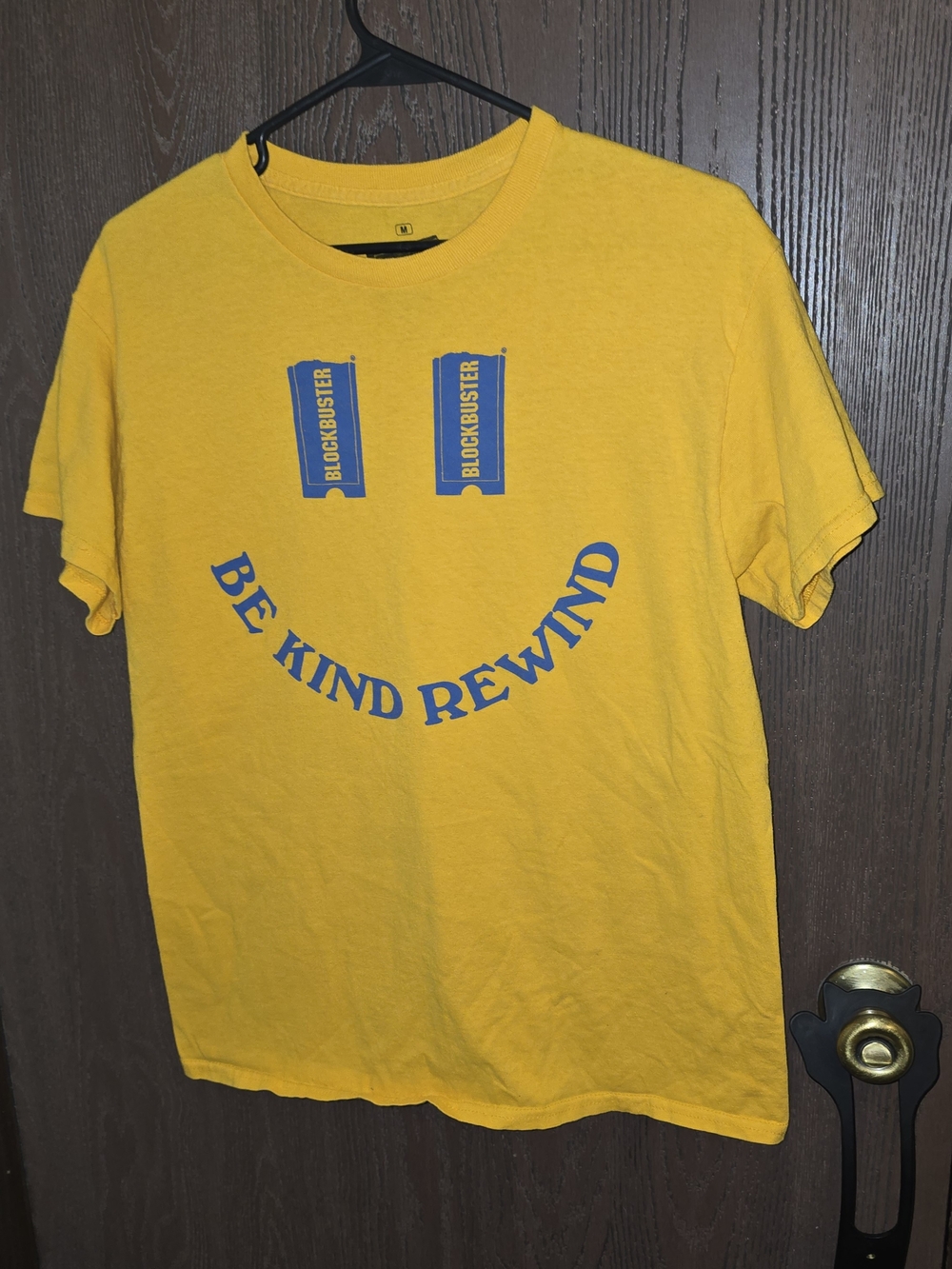 'Be Kind Rewind' Short Sleeve Tee - Yellow